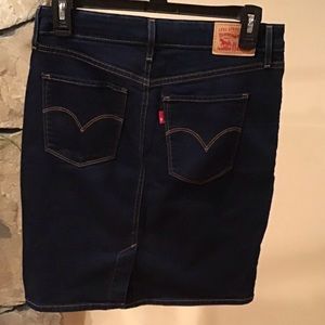 Woman’s denim skirt